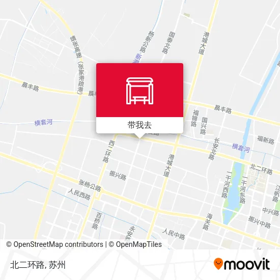 北二环路地图