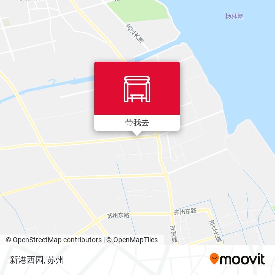 新港西园地图