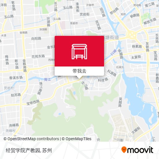 经贸学院产教园地图