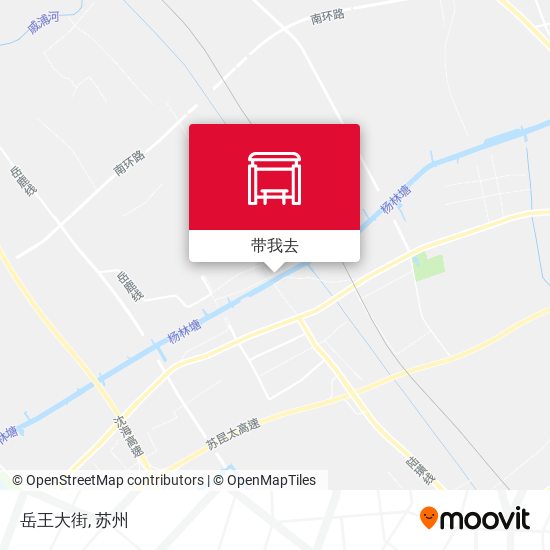 岳王大街地图