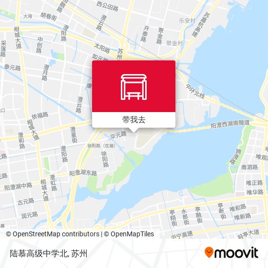 陆慕高级中学北地图