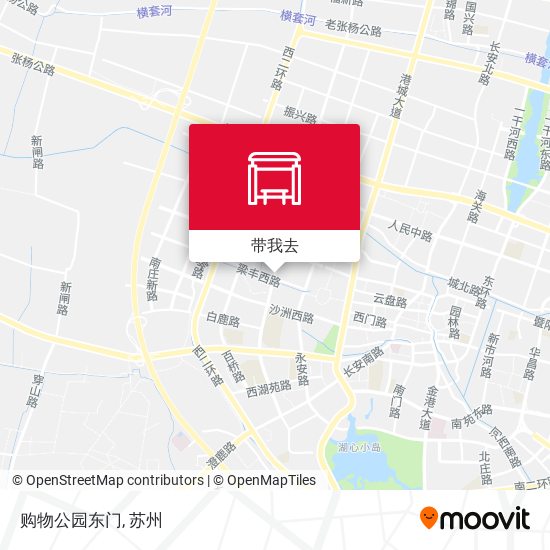 购物公园东门地图