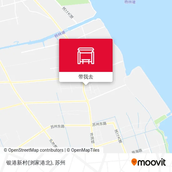 银港新村(浏家港北)地图