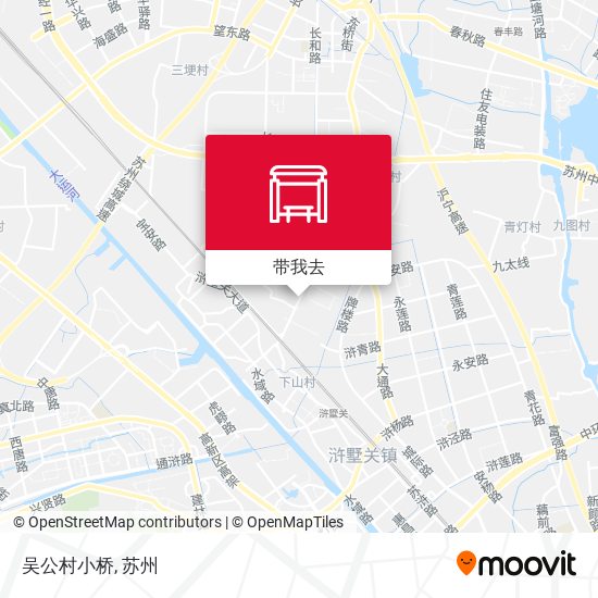吴公村小桥地图