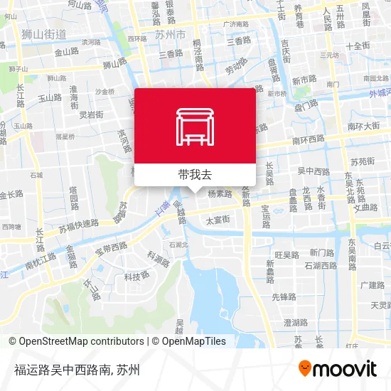 福运路吴中西路南地图