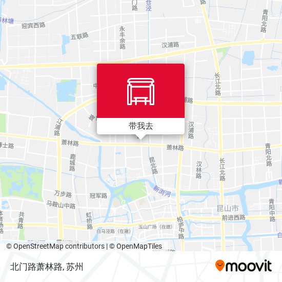 北门路萧林路地图