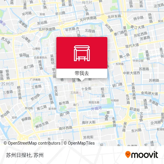 苏州日报社地图