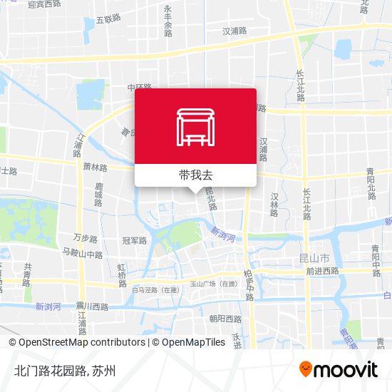 北门路花园路地图