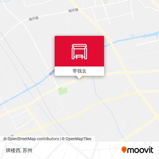 牌楼西地图