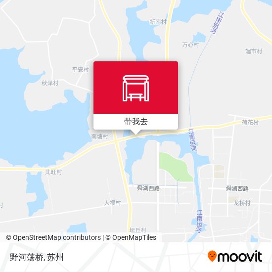野河荡桥地图