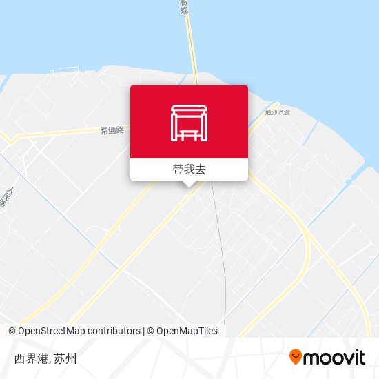 西界港地图