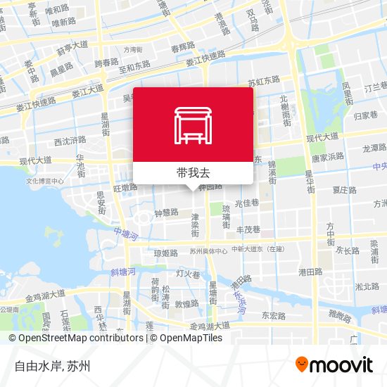 自由水岸地图