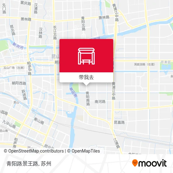 青阳路景王路地图