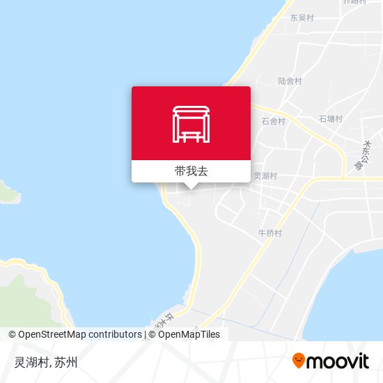 灵湖村地图