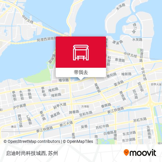 启迪时尚科技城西地图