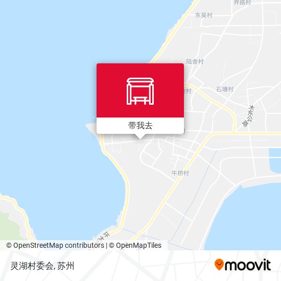 灵湖村委会地图
