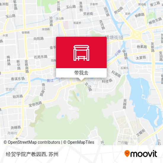 经贸学院产教园西地图