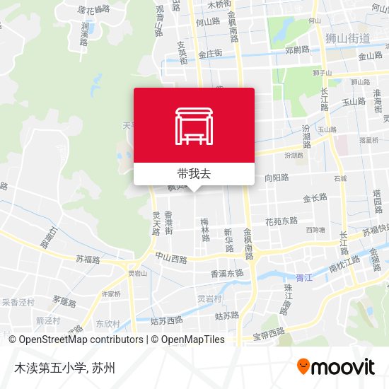 木渎第五小学地图