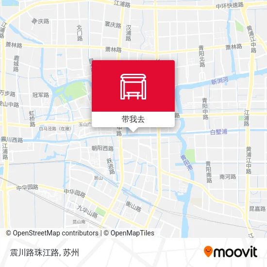震川路珠江路地图