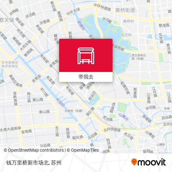 钱万里桥新市场北地图