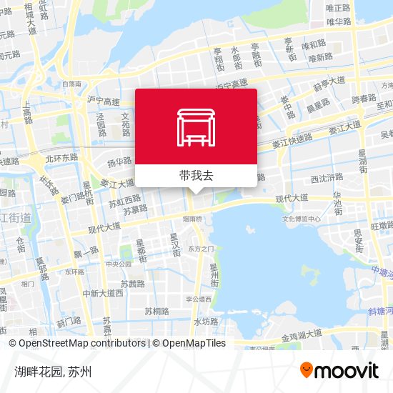 湖畔花园地图
