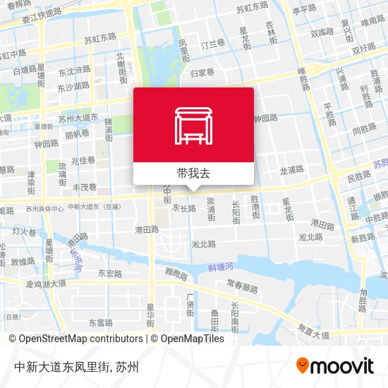 中新大道东凤里街地图