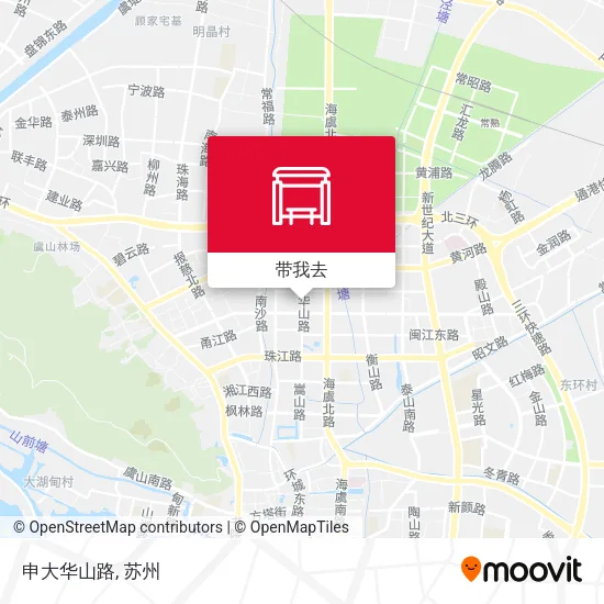 申大华山路地图
