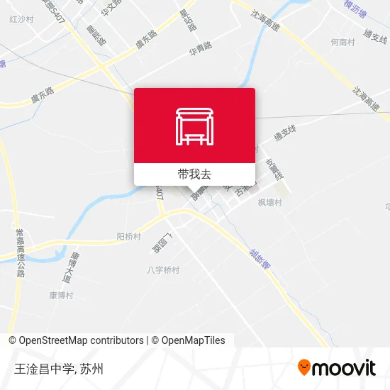 王淦昌中学地图