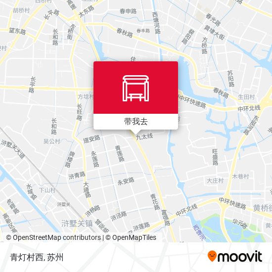 青灯村西地图