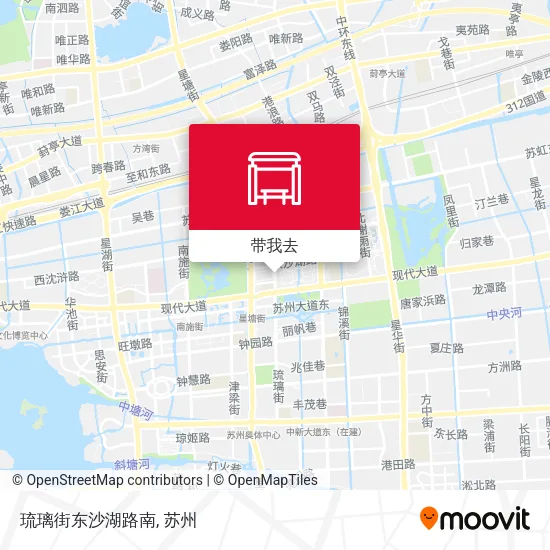 琉璃街东沙湖路南地图