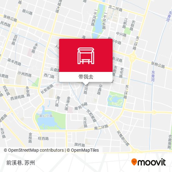 前溪巷地图