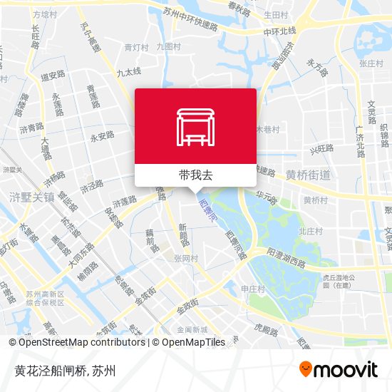 黄花泾船闸桥地图