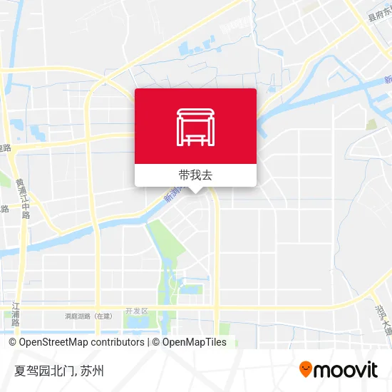 夏驾园北门地图