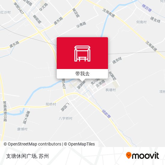 支塘休闲广场地图