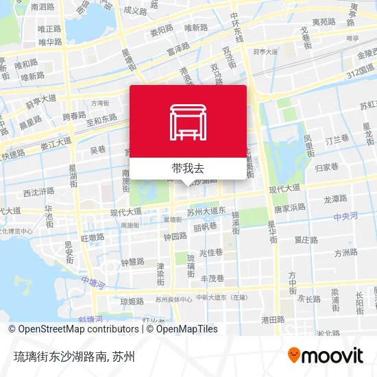 琉璃街东沙湖路南地图