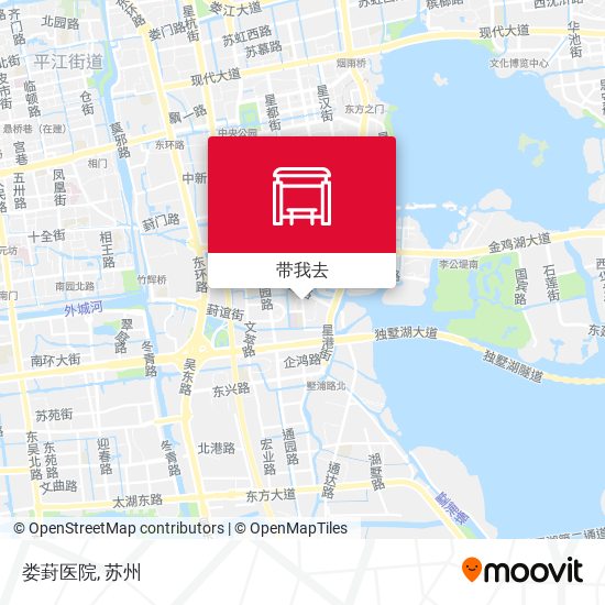 娄葑医院地图