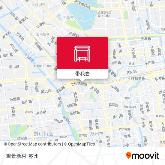 观景新村地图