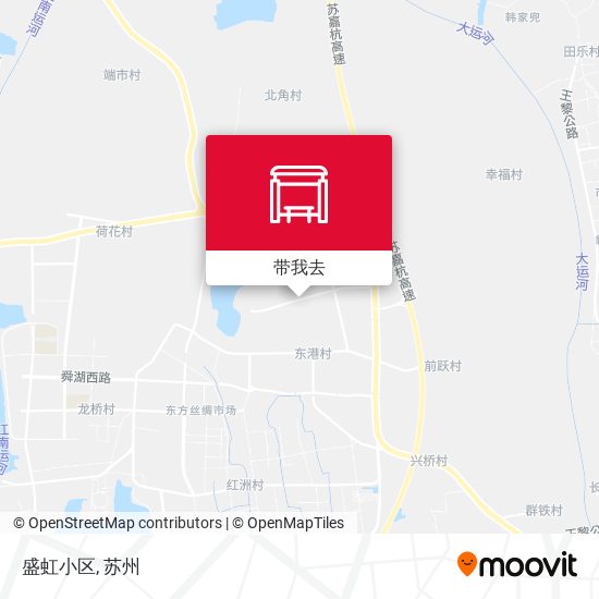 盛虹小区地图