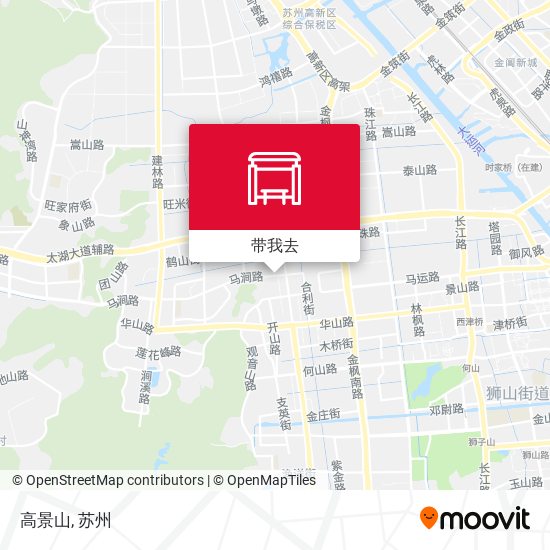 高景山地图