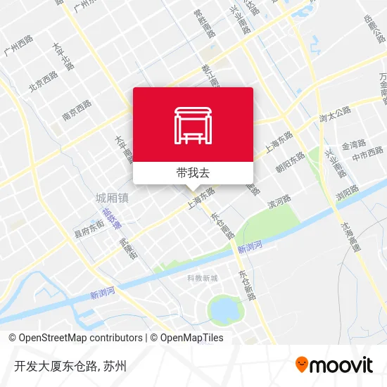 开发大厦东仓路地图