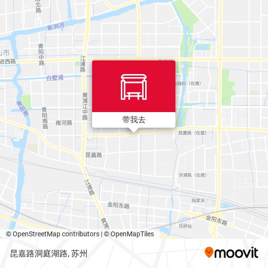 昆嘉路洞庭湖路地图