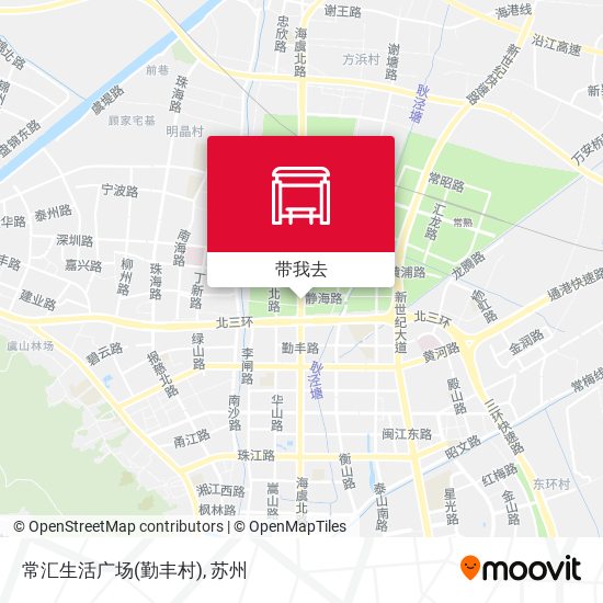 常汇生活广场(勤丰村)地图