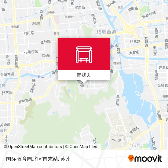 国际教育园北区首末站地图