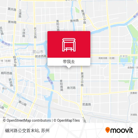 樾河路公交首末站地图