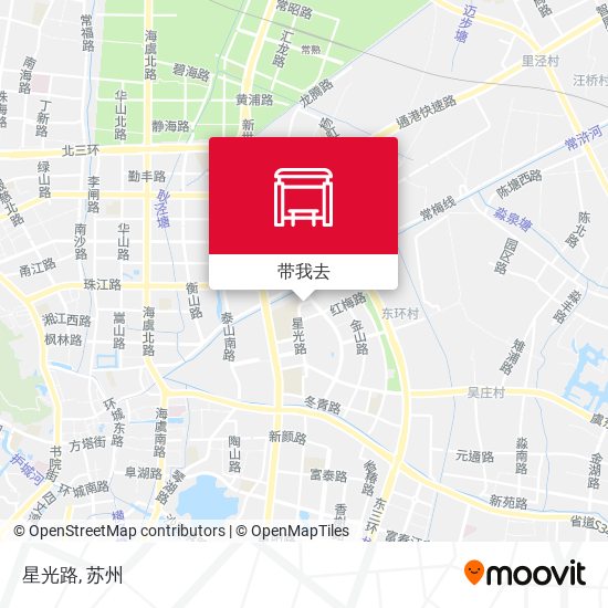 星光路地图