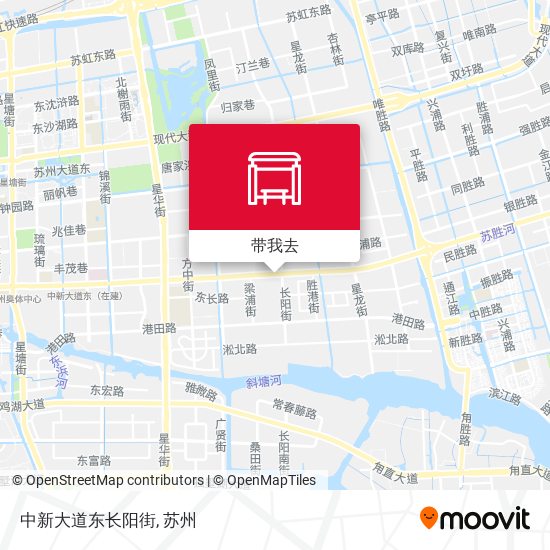 中新大道东长阳街地图