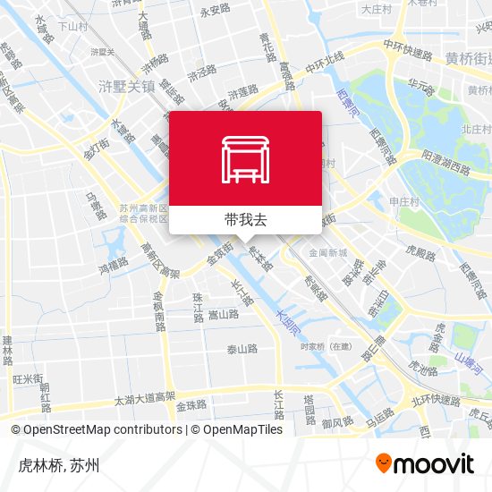 虎林桥地图