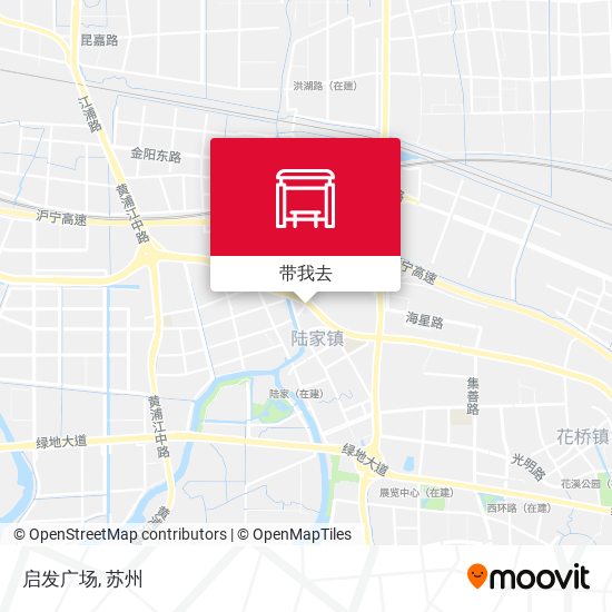启发广场地图