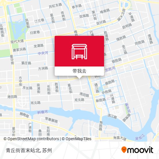 青丘街首末站北地图