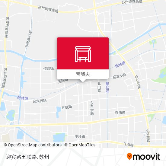 迎宾路五联路地图